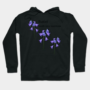 Bluebell (Scientific name Hyacinthoides) Hoodie